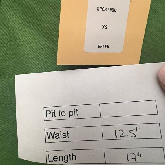 Smak Parlour Lime Green Campus Mini Skirt - Picture 7 of 7